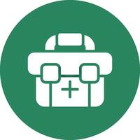 First Aid Kit Creative Icon Design vector