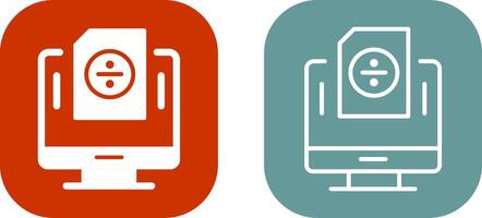Divide Vector Icon