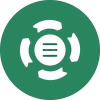Circle Arrow Process Creative Icon Design vector