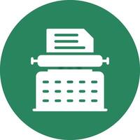 Typewriter Creative Icon Design vector