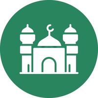 Mosque Creative Icon Design vector