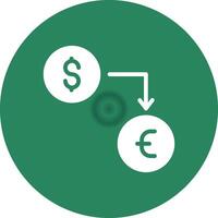 Currency Exchange Creative Icon Design vector