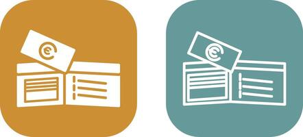 Money in Wallet Vector Icon