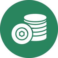 Coins Creative Icon Design vector
