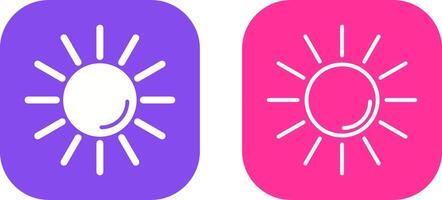 UV Radiation Vector Icon