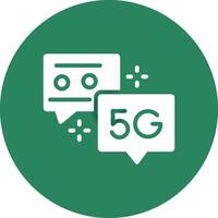 5G Creative Icon Design vector