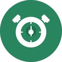 Glyph Circle Gradient Design vector
