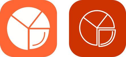Pie Chart Analysis Vector Icon