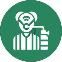 Oxygen Mask Creative Icon Design vector