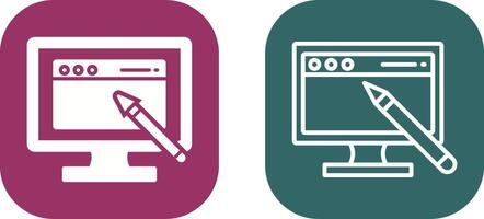 Edit Webpage Vector Icon