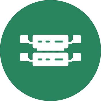 diseño de icono creativo de base de datos vector