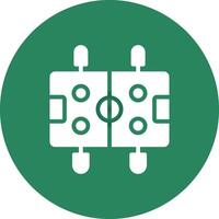 Glyph Circle Gradient Design vector