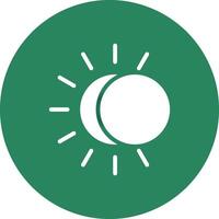 Eclipse Creative Icon Design vector
