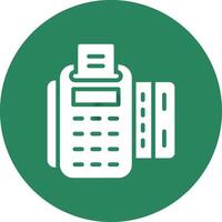 Card Machine Creative Icon Design vector