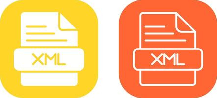 XML Vector Icon