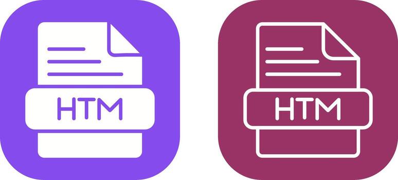 HTM Vector Icon