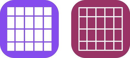 Table of Rates Vector Icon