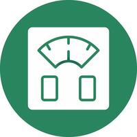 Body Scale Creative Icon Design vector