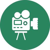 diseño de icono creativo de cámara de video vector