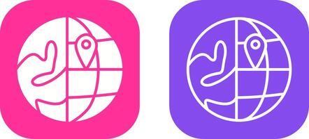 Location on Earth Vector Icon