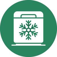 Freezer Creative Icon Design vector