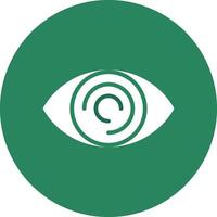 Glyph Circle Gradient Design vector