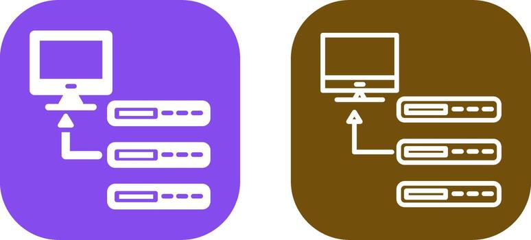 icono de vector de base de datos