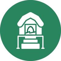 Chicken Coop Creative Icon Design vector