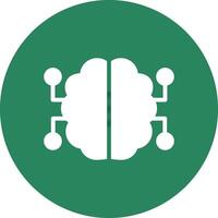 Neurons Circuit Creative Icon Design vector