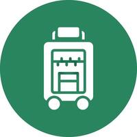 Luggage Creative Icon Design vector