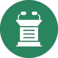 Lectern Creative Icon Design vector