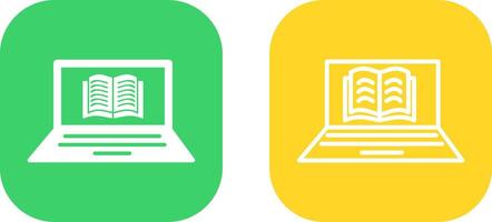 Online Books Vector Icon