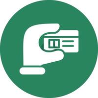 Credit Card Creative Icon Design vector