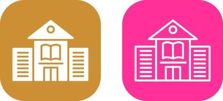 Library Building Vector Icon