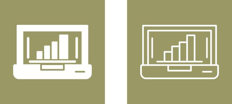 icono de vector de gráfico