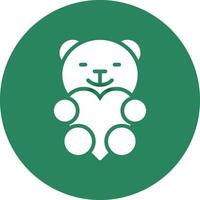 diseño de icono creativo de oso vector