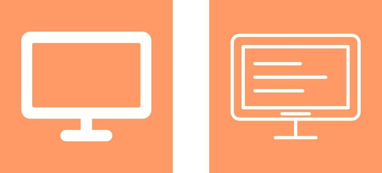 LCD Vector Icon