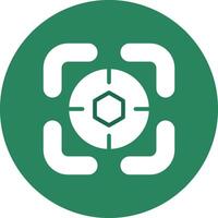 básico objetivo creativo icono diseño vector
