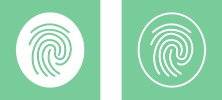 Fingerprint Vector Icon