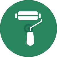 Paint Roller Creative Icon Design vector