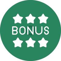 Bonus Creative Icon Design vector