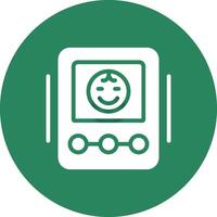 Baby Monitor Creative Icon Design vector