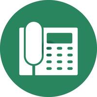 Telephone Creative Icon Design vector