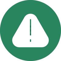 Warning Creative Icon Design vector