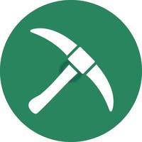 Pickaxe Creative Icon Design vector