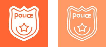 Police Badge Vector Icon