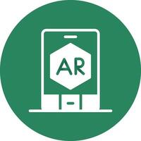 Ar App Creative Icon Design vector