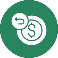 Refund Creative Icon Design vector