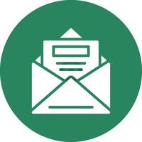 Open Email Creative Icon Design vector