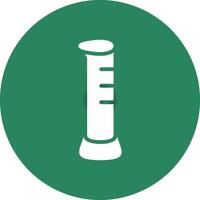 Graduated Cylinder Creative Icon Design vector